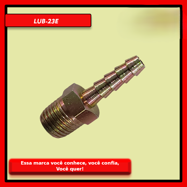 ESPIGAO.FIXO MACHO ROSCA 1/8 X 1/4 ACO-LUBEFER