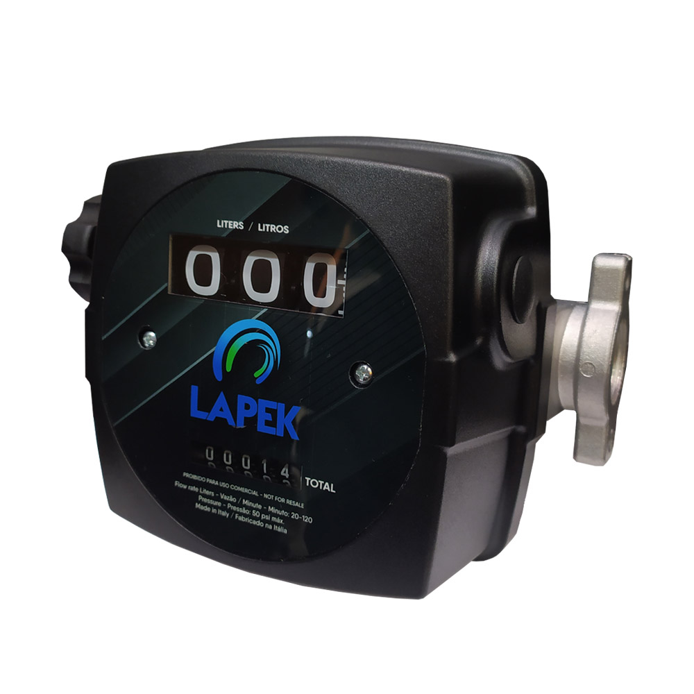 LPK-MD63D – Medidor Mecânico de 3 Dígitos com 1″ e Vazão de 120 L/min.