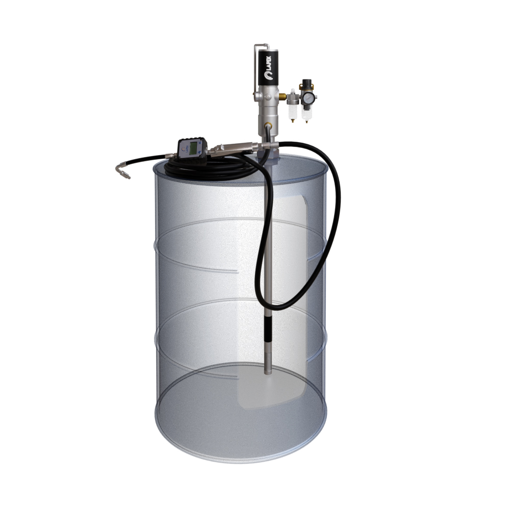 LPK-OL-M1 – Kit Completo para Lubrificação de Óleo Lapek com Propulsora Pneumática e Medidor Digital